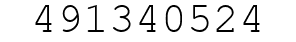 Number 491340524.