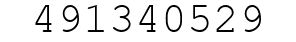 Number 491340529.