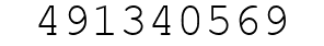 Number 491340569.