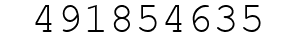 Number 491854635.