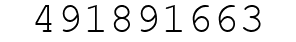 Number 491891663.
