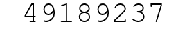 Number 49189237.