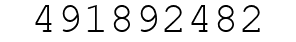 Number 491892482.