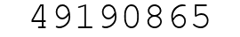Number 49190865.