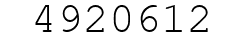 Number 4920612.
