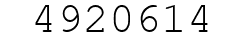 Number 4920614.