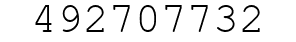 Number 492707732.