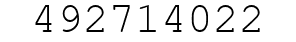 Number 492714022.