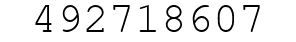 Number 492718607.