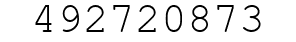 Number 492720873.