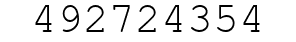 Number 492724354.