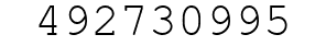 Number 492730995.