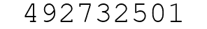 Number 492732501.