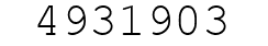 Number 4931903.