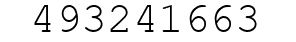 Number 493241663.