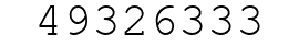 Number 49326333.