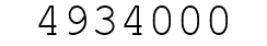 Number 4934000.