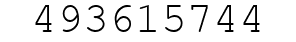 Number 493615744.