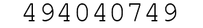 Number 494040749.
