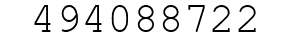 Number 494088722.
