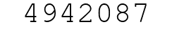 Number 4942087.