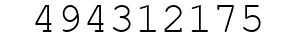 Number 494312175.