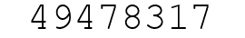 Number 49478317.