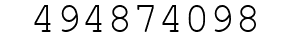 Number 494874098.