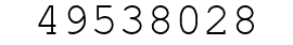 Number 49538028.