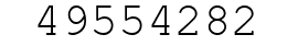 Number 49554282.