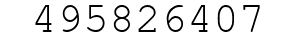 Number 495826407.