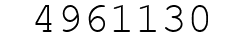 Number 4961130.