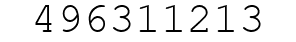 Number 496311213.