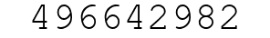 Number 496642982.