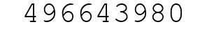 Number 496643980.