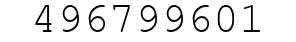Number 496799601.