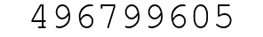 Number 496799605.