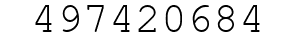 Number 497420684.