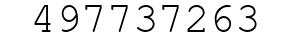 Number 497737263.