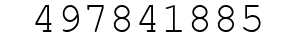 Number 497841885.