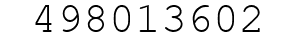 Number 498013602.