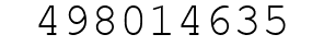 Number 498014635.