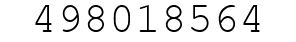 Number 498018564.