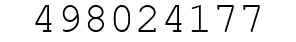 Number 498024177.