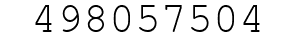 Number 498057504.