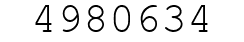 Number 4980634.