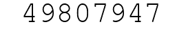 Number 49807947.
