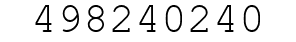 Number 498240240.