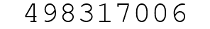 Number 498317006.