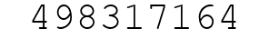 Number 498317164.